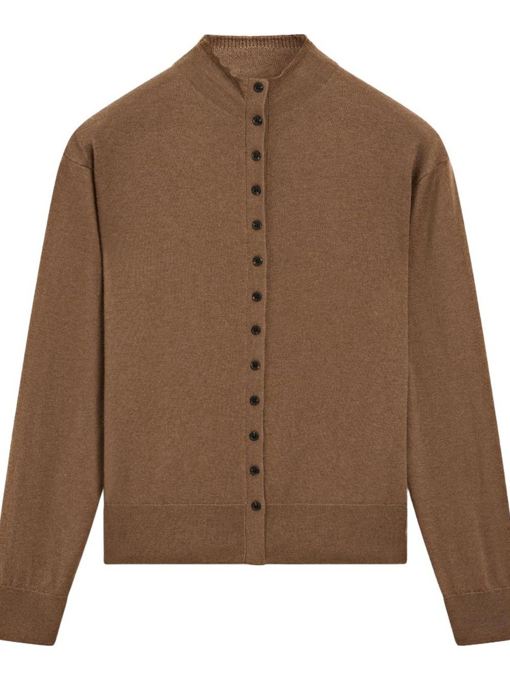 NWT MASSIMO DUTTI KNIT CARDIGAN WITH MOCK TURTLENECK S